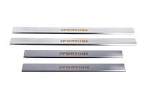 Mercedes E-class W124 1984–1997 Door Sill Protectors SportLine (4 pcs, Stainless Steel) photo 2
