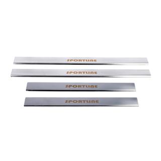 Door Sill Protectors SportLine (4 pcs, Stainless Steel) photo 2