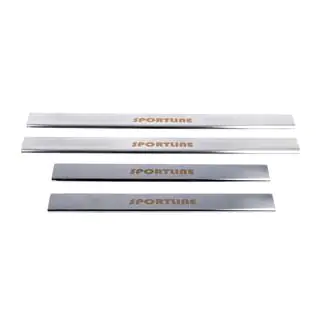 Door Sill Protectors SportLine (4 pcs, Stainless Steel) photo 2