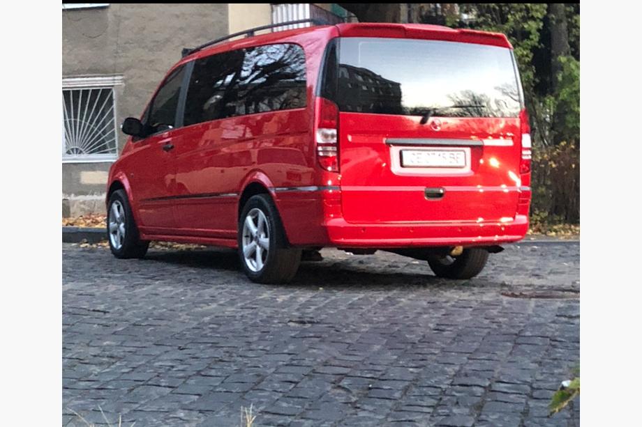 Mercedes Viano 2004-2014 Side Skirts Exclusive (2 pcs, primed) Extra Long Wheelbase Photo 3