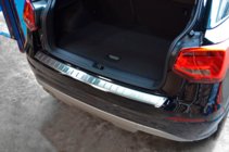 Audi Q2 2016- Rear bumper protector OmsaLine (stainless steel) photo 1