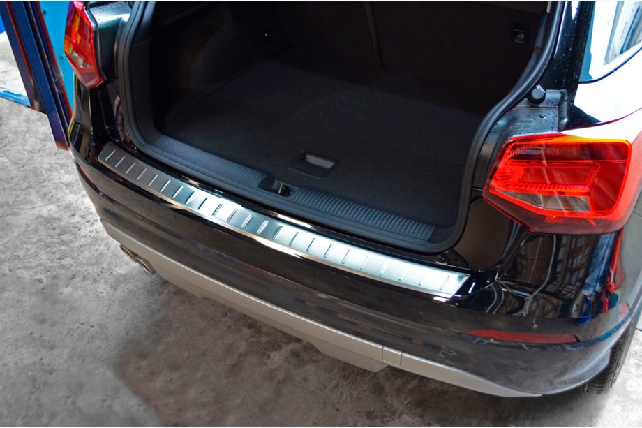 Audi Q2 2016- Rear bumper protector OmsaLine (stainless steel) Image