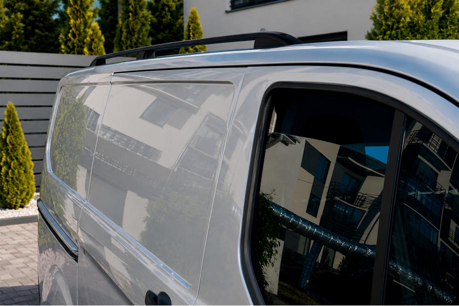 Ford Custom 2013-2022 Skyport Roof Rails (2 pcs, black) Short Wheelbase Image
