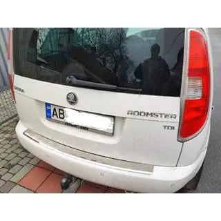 Rear bumper protector stainless steel