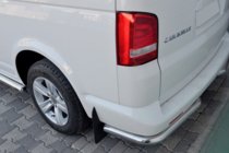 Volkswagen T6 2015-2024 Rear Corner Bars AK003 (2 pcs, stainless steel) photo 1