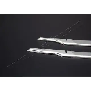 Stainless Steel Rear Bumper Protector OmsaLine (2018↗, 2 pcs) photo 3