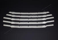 Ford Courier 2014-2023 Grille Trim Covers OmsaLine (2018↗, 4 pcs, Stainless Steel) photo 4