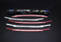 Ford Courier 2014-2023 Grille Trim Covers OmsaLine (2018↗, 4 pcs, Stainless Steel) photo 2