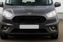 Ford Courier 2014-2023 Fog light covers (2018↗, 2 pcs, stainless steel) photo 1