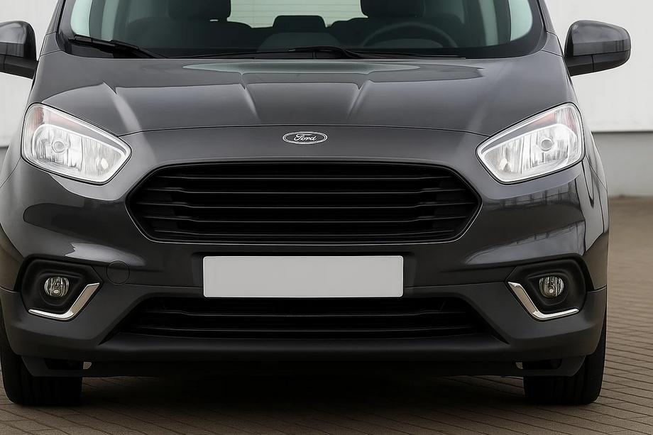 Ford Courier 2014-2023 Fog light covers (2018↗, 2 pcs, stainless steel) Image