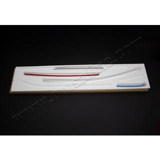 Upper window trim stainless steel (8 pcs) photo 3