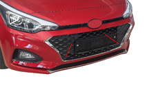 Hyundai I-20 2014-2020 Grille Trim 2018-2020 (3 pcs, stainless steel) photo 1