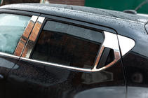 Nissan Juke 2010-2019 Stainless Steel Door Pillar Trim (8 pcs) photo 2