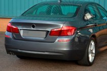 BMW 5 Series F10/F11 2010–2016 SD Stainless Steel Trim Above License Plate OmsaLine - Italian Stainless Steel photo 6