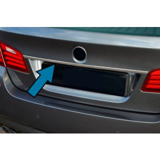 SD Stainless Steel Trim Above License Plate BMW 5 Series F10/F11 2010–2016 photo 1