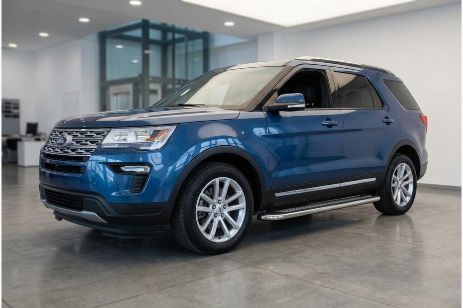 Ford Explorer 2011-2019 Side Steps Maydos V2 (2 pcs, Aluminum & Stainless Steel) Image