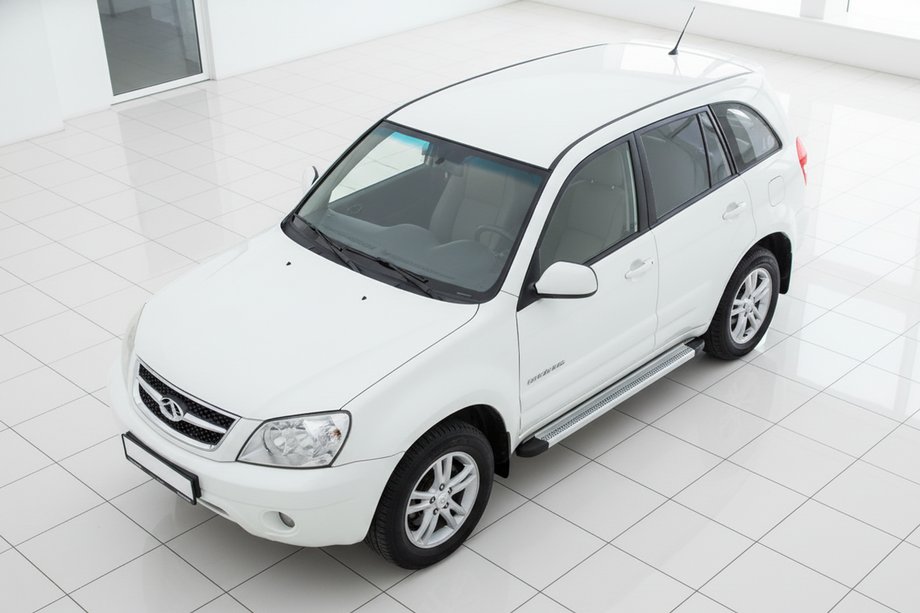 Chery Tiggo 3 2005- Side Steps Maya V2 (2 pcs, Aluminum) Image