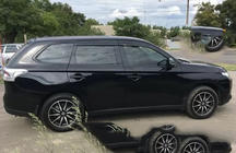 Mitsubishi Outlander 2012-2021 Window Deflectors (4 pcs, Niken) photo 2