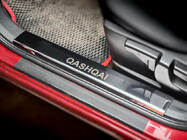 Nissan Qashqai 2007-2010 Door sill covers plastic (4 pcs, stainless steel) photo 1