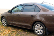 Volkswagen Jetta 2011-2018 Window Deflectors (4 pcs, HIC) photo 5