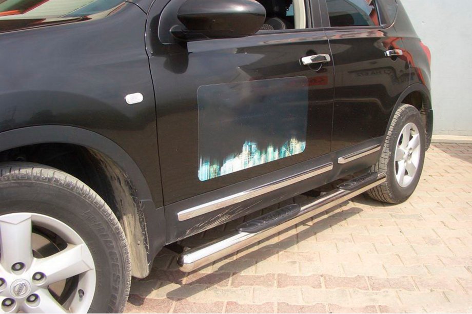 Nissan Qashqai 2007-2010 Side Pipes (2 pcs, Stainless Steel) Image