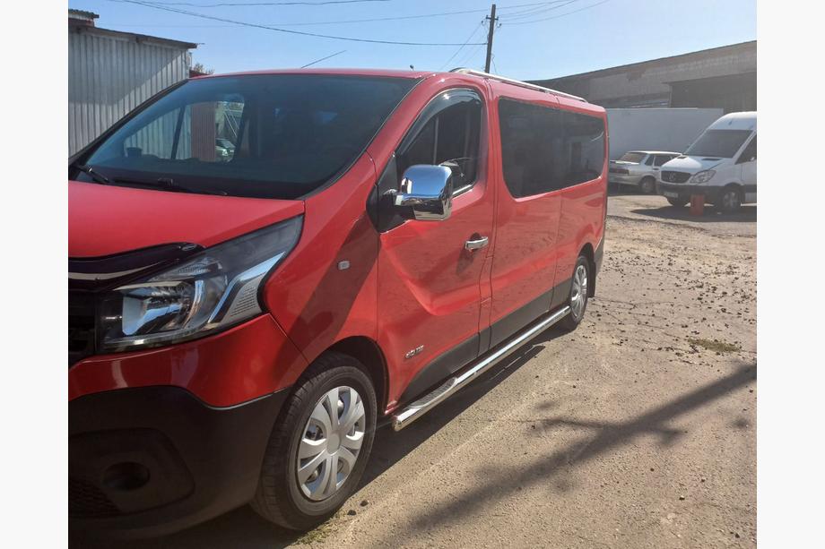 Nissan NV300/Primastar 2016- Side Pipes (2 pcs, Stainless Steel) 60 mm, long wheelbase Photo 4