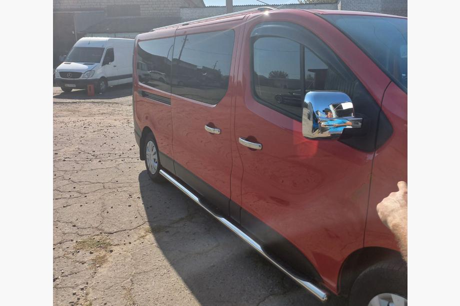 Nissan NV300/Primastar 2016- Side Pipes (2 pcs, Stainless Steel) 60 mm, long wheelbase Photo 2