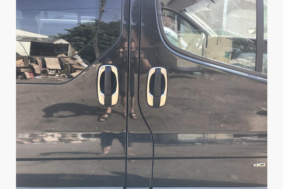 Opel Vivaro 2001–2015 Door handle trims (4 pcs, stainless steel) Photo 9