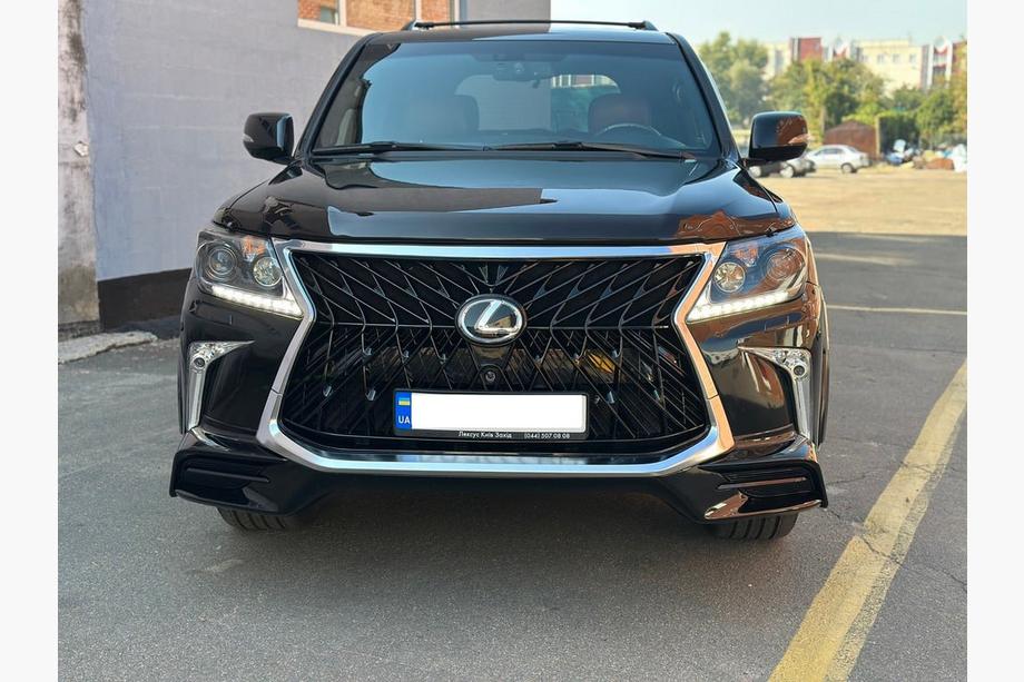 Lexus LX570/450d 2008-2022 Front bumper for 2008-2015 facelift style (primed for painting) Image
