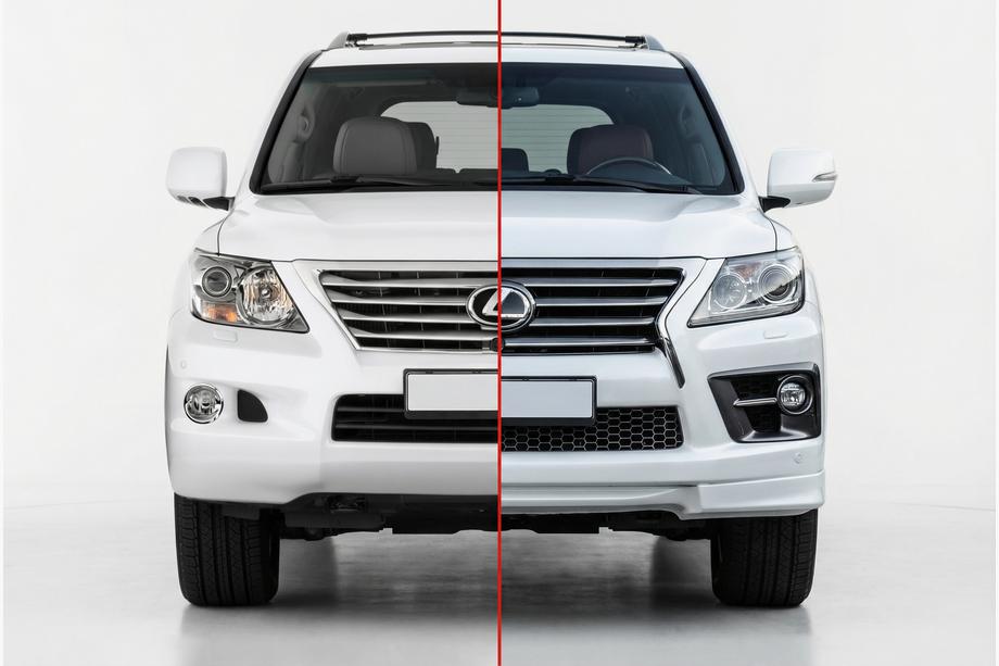 Lexus LX570/450d 2008-2022 Facelift Body Kit Car 2008-2012 to 2012-2016 F-Sport Image