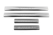 Citroen C-4 2004-2010 Door Sill Protectors OmsaLine (4 pcs, Stainless Steel) photo 2