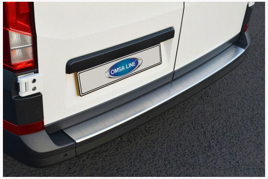Man TGE 2017- Rear bumper protector stainless steel (Omsa) Image