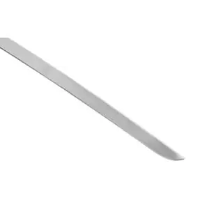Trunk chrome trim above license plate (2015–2018, upper, narrow, stainless steel) photo 3