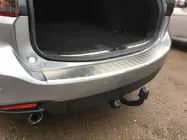 Mazda 6 2012-2024 Rear bumper protector Carmos (SW, stainless steel) photo 3