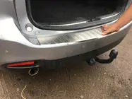 Mazda 6 2012-2024 Rear bumper protector Carmos (SW, stainless steel) photo 6