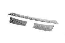 Opel Grandland X 2017- Rear bumper protector trim (3pcs, stainless steel) photo 3