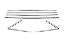 Opel Grandland X 2017- Lower window trims stainless steel (6 pcs) photo 3