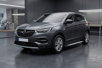 Opel Grandland X 2017- Side Steps Line (2 pcs, Aluminum) photo 1