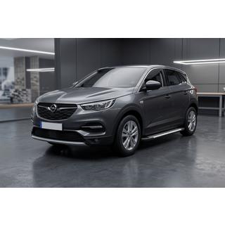 Side Steps Line (2 pcs, Aluminum) Opel Grandland X 2017- photo 1