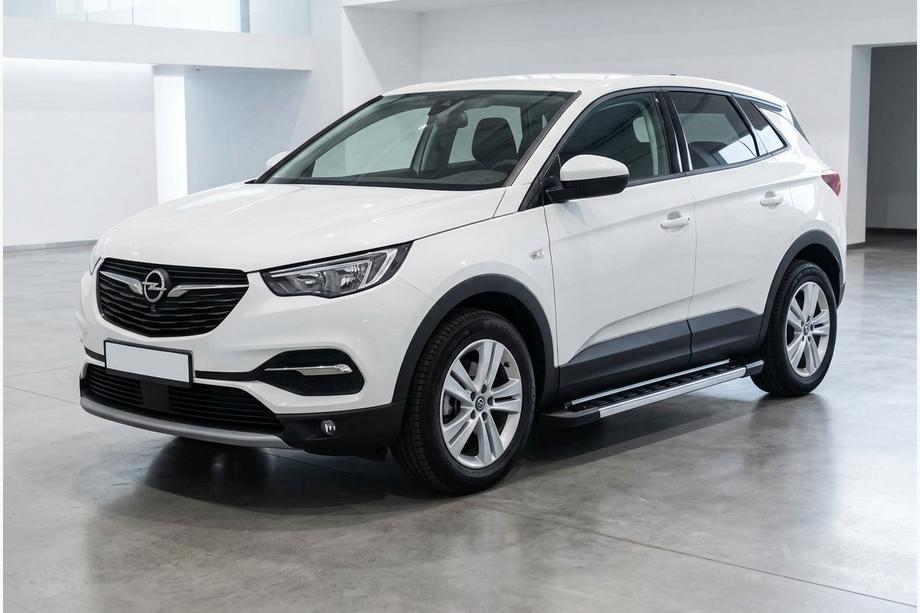 Opel Grandland X 2017- Side Steps RedLine V1 (2 pcs, Aluminum) Image