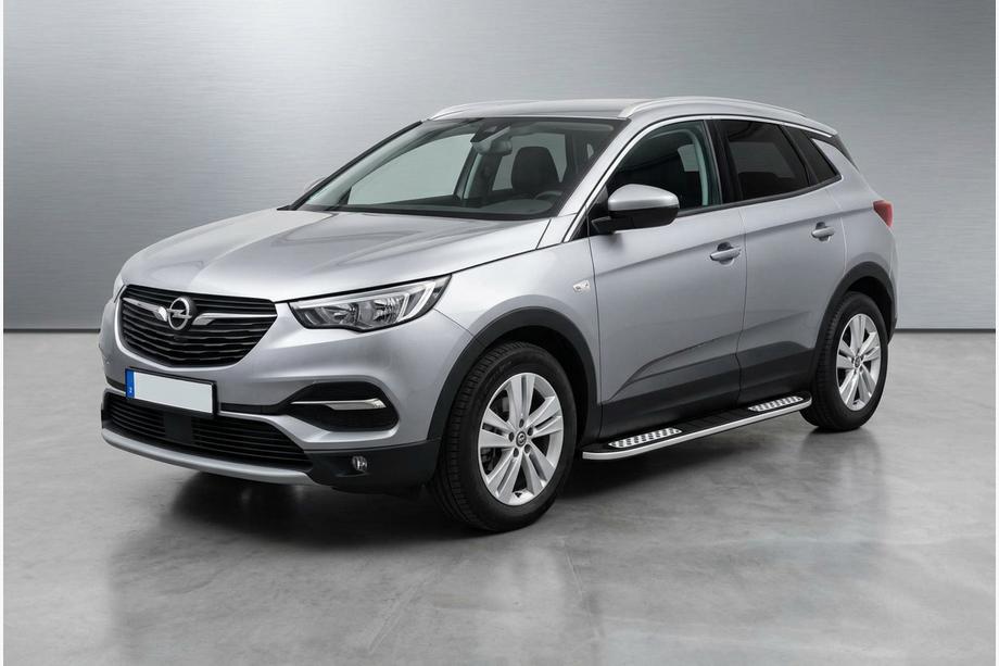 Opel Grandland X 2017- Side Steps Tayga V2 (2 pcs, Aluminum) Image