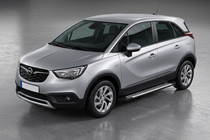 Opel Crossland X 2017-2024 Side Steps Line (2 pcs, Aluminum) photo 1