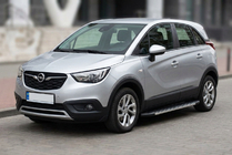 Opel Crossland X 2017-2024 Side Steps Duru (2 pcs, Aluminum) photo 1