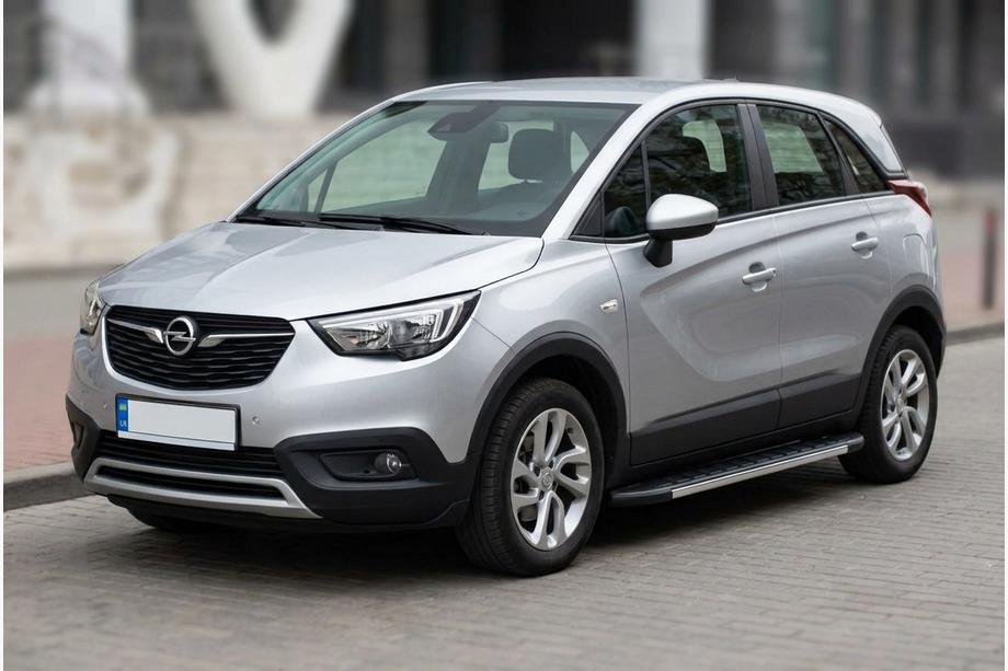 Opel Crossland X 2017-2024 Side Steps Duru (2 pcs, Aluminum) Image