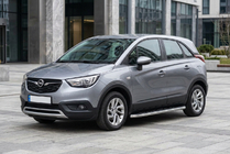 Opel Crossland X 2017-2024 Side Steps Maydos V1 (2 pcs, Aluminum & Stainless Steel) photo 1