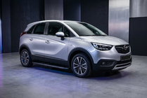 Opel Crossland X 2017-2024 Side Steps Bosphorus Black (2 pcs, Aluminum) photo 1