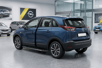 Opel Crossland X 2017-2024 Side Steps RedLine Black (2 pcs, Aluminum) photo 1