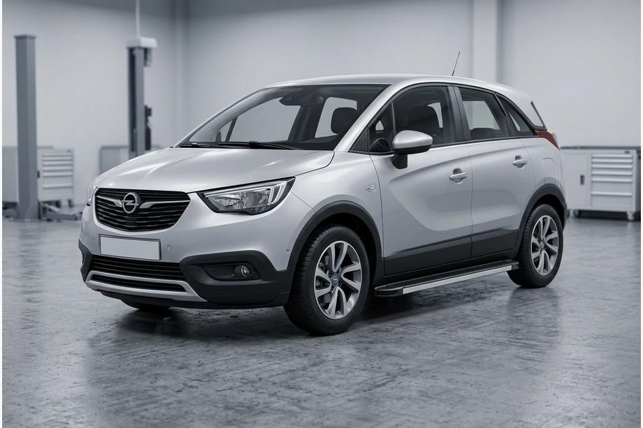 Opel Crossland X 2017-2024 Side Steps Maya V1 (2 pcs, Aluminum) Image