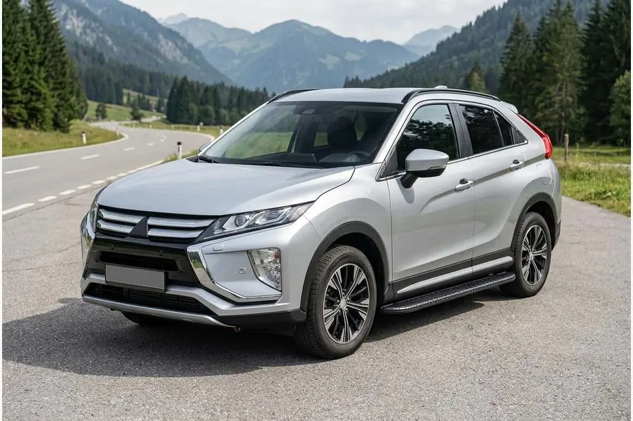 Mitsubishi Eclipse Cross 2017- Side Steps Bosphorus Black (2 pcs, Aluminum) Image