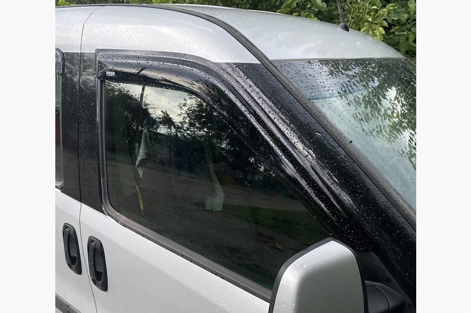 Fiat Doblo II 2010-2022 Window Deflectors (2 pcs, Niken) Image
